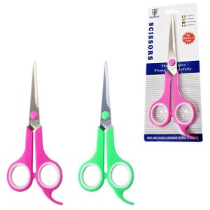 The Stationery Office Scissors, measuring 18 cm, are available in assorted colors. The product code for these scissors is 0352. They are designed to be compact enough to be sent...