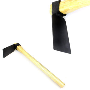 The "Steel Garden Hoe with Wooden Handle 36 cm 6921 A" is a gardening tool designed for cultivating soil, removing weeds, and shaping the garden bed. The description suggests...