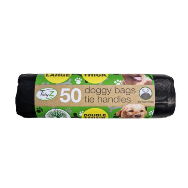 The TidyZ Doggy Bags Double Thick Extra Extra Large 50 Pack Roll is a product designed for pet owners to conveniently and hygienically handle pet waste. These bags are typically...