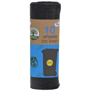 The Tidyz Extra Strong Black Wheelie Bin Bags typically come in a roll containing 10 bags. These bags are designed to be durable and sturdy, ideal for handling heavy or large...