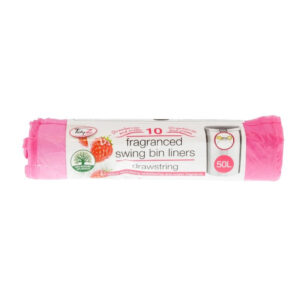 The Tidyz Fragranced Strawberry Swing Bin Liners are designed for use with bins up to 50 liters in capacity. These bin liners come in a pack of 10 and are scented with a...