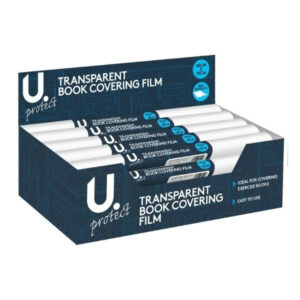 The Transparent Book Covering Film with dimensions 40cm x 75cm, labeled as P2444, is a product typically used for protecting the covers of books. This film is clear, which...