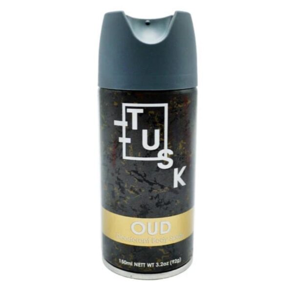 The Tusk Deodorant Body Spray Oud comes in a 150ml bottle and is typically sold in a case containing six bottles. This product is designed to provide a long-lasting fragrance...