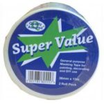 The UltraTape Masking Tape 36mm x 15m - 2 pack is a set of adhesive tapes commonly used for various purposes, such as painting, labeling, or general masking tasks. Each roll of...