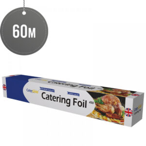 The XTRA HD Catering Foil 60 Metre x 45cm ST80567 is a heavy-duty aluminum foil designed for catering and food service applications. With a length of 60 meters and a width of 45...