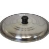 This appears to be a description for a replacement part for kitchen cookware, specifically a pot or saucepan lid. The item in question is a hand grip knob or handle designed to...