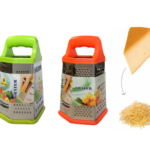 This product is a large, 6-sided hexagon-shaped metal cheese shredder grater. It measures 11.5 x 13 x 22 cm and comes in assorted colors. The item is identified with the code...