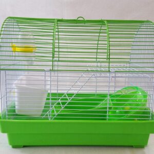 This product is a medium-sized cage designed for small pets such as hamsters, mice, or other small rodents. The dimensions of the cage are 26 cm in length, 31 cm in width, and...