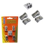 This product is a set of high-quality steel pencil sharpeners, suitable for both school and home use. The pack includes five sharpeners, each designed for efficient and precise...