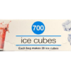 This sounds like a product description for a pack of ice cube bags. These bags are typically used to make and store ice cubes in a freezer. The dimensions provided (17.5 x 36...