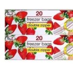TIDYZ 20 Reusable Freezer Bags