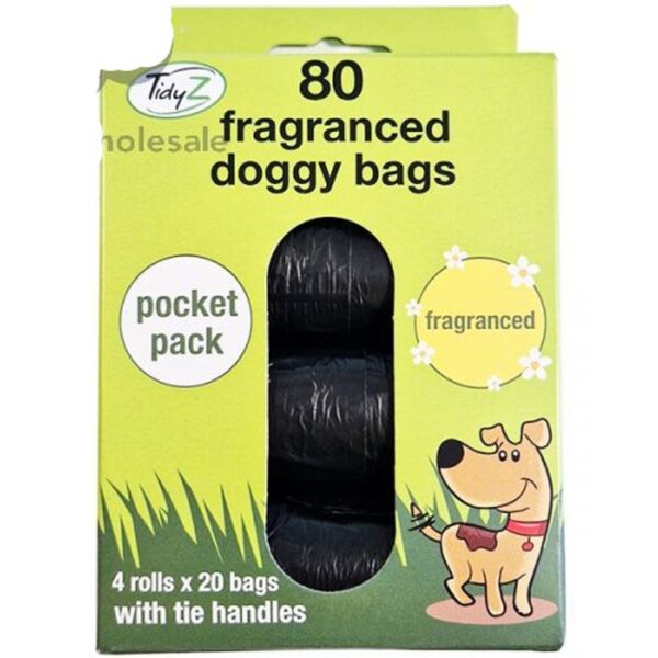 TidyZ Fragranced Doggy Bags, 80 Pack