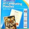 TIGER 25 Laminating Pouches - 154 x 216 mm - Fits A5 - 250 Micron