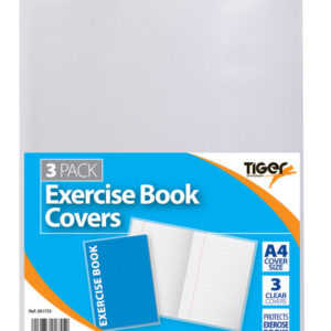 TIGER 3 A4 NOTEBOOK - TRANSPARENT COVER