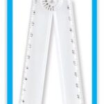 Tiger 30cm Folding Ruler/Protractor
