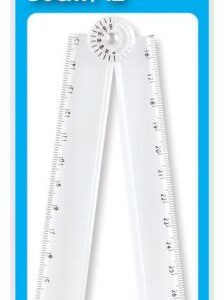 Tiger 30cm Folding Ruler/Protractor