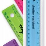 Tiger 30cm Shatter-Resistant Ruler - Assorted Colors