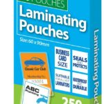 TIGER 50-Pack Laminating Pouches - 60 x 90mm - 250 Micron