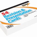Tiger 6x4 Revision and Presentation White Cards, Pack of 54