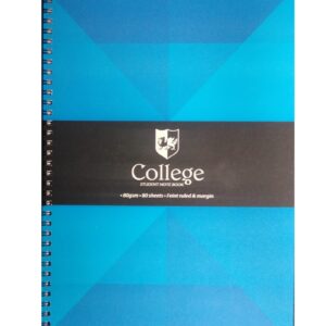 Tiger A4 College Series Twin-Wire Notebook, 80 Sheets