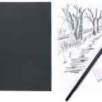 TIGER A5 Black Sketchbook with Card Cover
