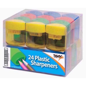 Tiger Drum Dual Hole Sharpener - Various Colors