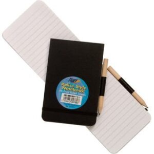 TIGER POLICE THEMED NOTEBOOK WITH PENCIL