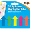 TIGER100 Neon Arrow Sticky Note Highlighter Tabs