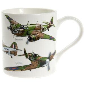 Traditional Airplane Design Fine China Mug