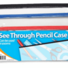 Transparent Exam Pencil Case, 32cm x 12cm