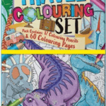 Travel Coloring Set for Boys: Dinosaurs & Superheroes - 2 Designs