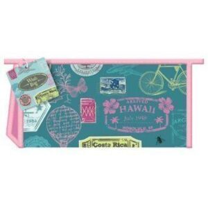 Travel Cosmetic Makeup Bag with Stamp Design