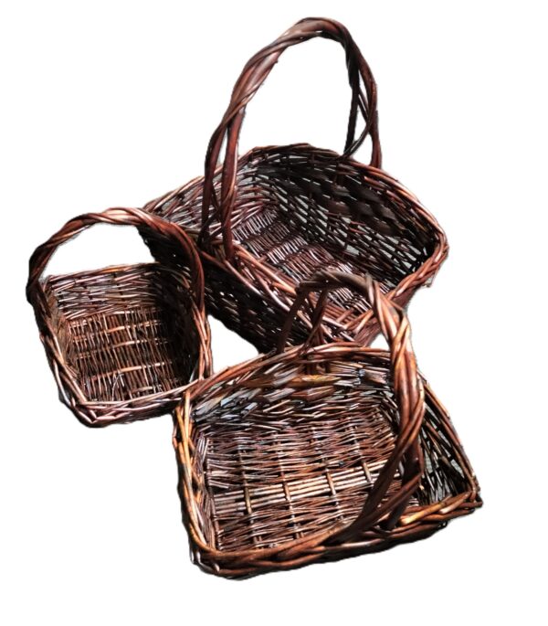 Tri-Star Willow 3-Piece Gift Basket Set