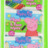 Triple Pack of Peppa Pig Hand & Face Wipes (10 Count)