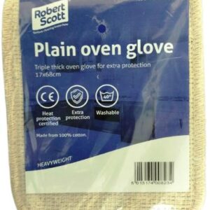 Triple Thick Plain Oven Glove 17 x 76 cm