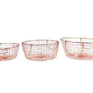 Triple Wire Copper Metal Basket