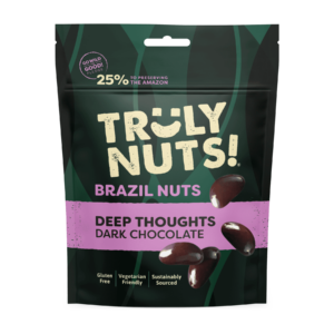 Truly Nuts 120g Dark Chocolate-Coated Brazil Nuts