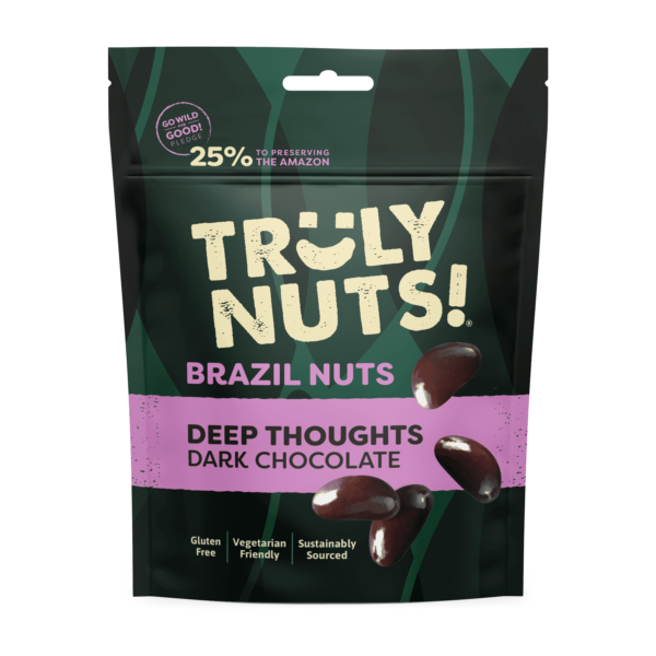 Truly Nuts 120g Dark Chocolate-Coated Brazil Nuts