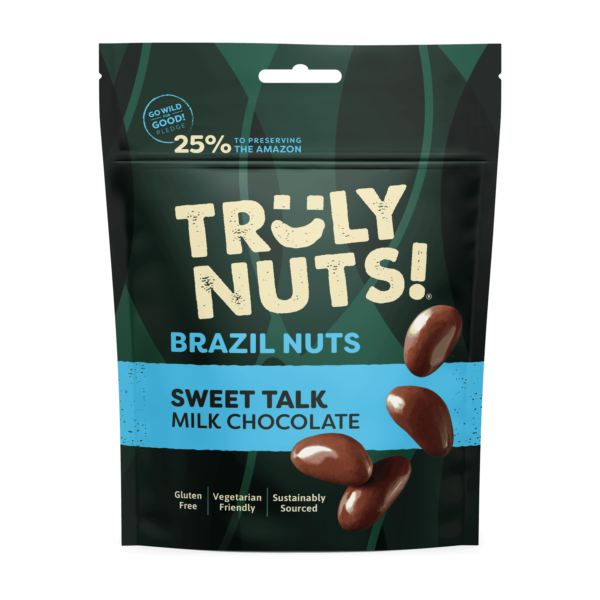 Truly Nuts 120g Milk Chocolate-Covered Brazil Nuts