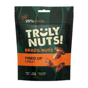 Truly Nuts Spicy Chili Flavored Brazil Nuts 120g