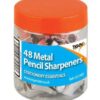 Tub of 48 Metal Sharpeners