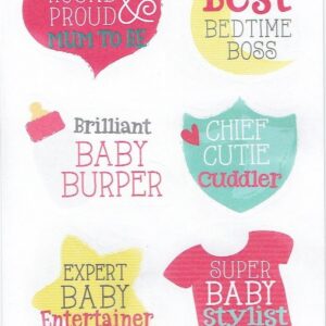 Twelve Baby Shower Labels