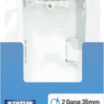 TWIN 2 GANG DRY LINING WALL PATTRESS BOX - STATUS