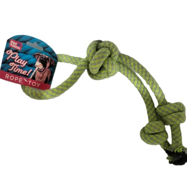 Twin Rope Handle Dog Toy by PET TOUCH