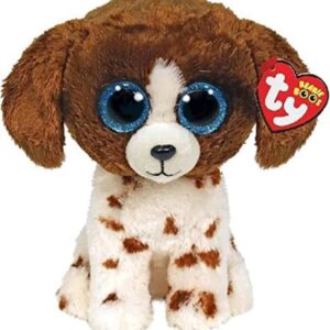 TY Beanie Boos Buddy - Muddles 9" Brown & White Dog