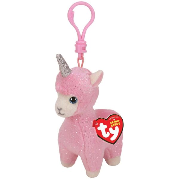 TY Beanie Boos Clip - 3.5" Lola the Llama