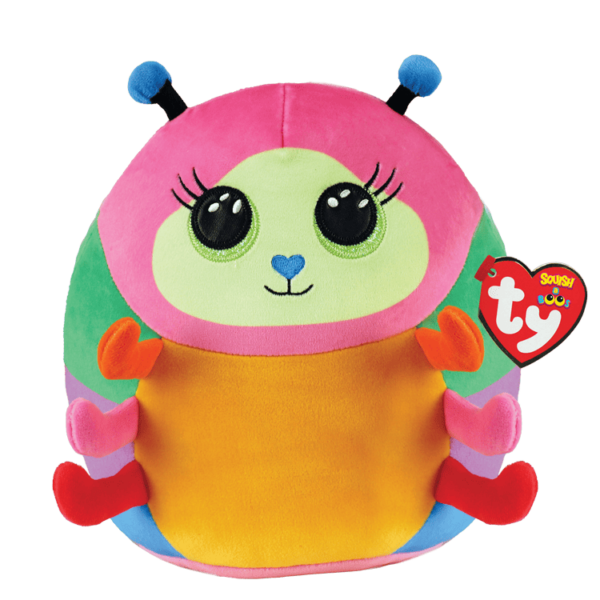 TY Squishy Beanies - 10'' Nessa the Caterpillar