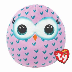 TY Squishy Beanies - 10'' Winks the Owl