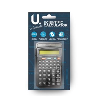 U Calculator with Protective Case, Scientific Model