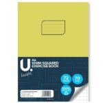 U LEARN A4 10MM GRID NOTEBOOK 70GSM, 36 PAGES